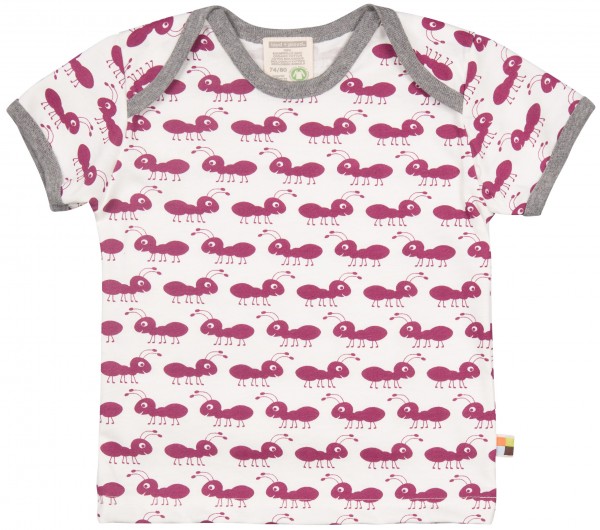 Loud+Proud Kurzarm Shirt Ameise orchid