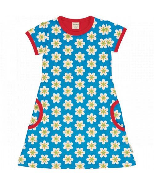 maxomorra Kurzarm Kleid ANEMONE