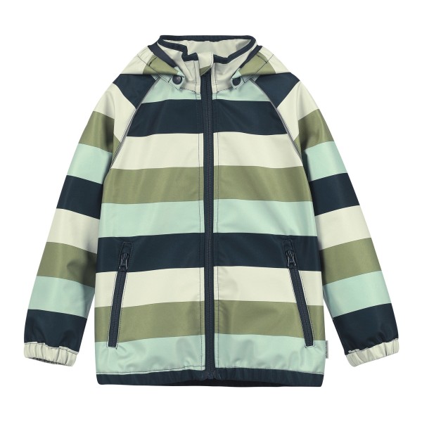 Minymo Softshell Jacke Stripe Blue Nights