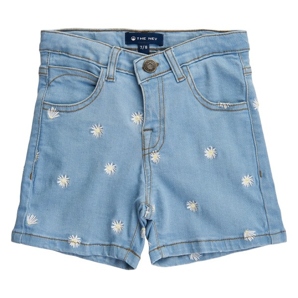 THE NEW Jeans Short TNBROIDERY Light blue