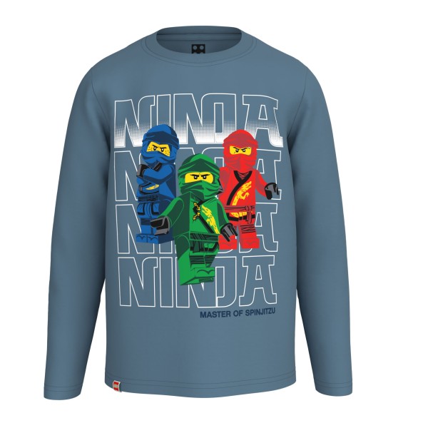 LEGO Ninjago Langarm Shirt M12010379 Dusty Blue