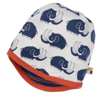 Vorschau: Loud + Proud Wendemütze blau-rot mit Mammuts Vorschau: Loud + Proud Wendemütze blau-rot mit Mammuts