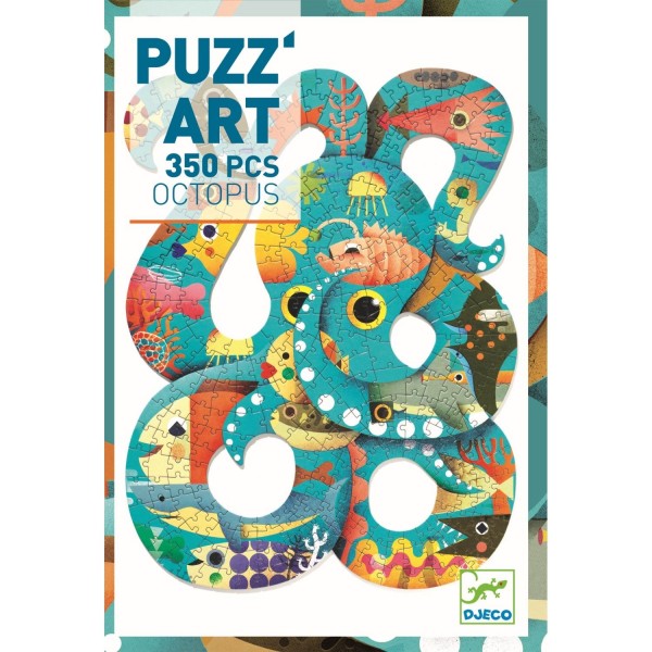 Djeco Puzzle PUZZ'Art Oktopus - 350 Teile