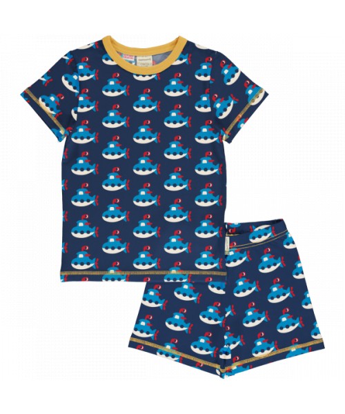 maxomorra Schlafanzug Pyjama kurz SUBMARINE