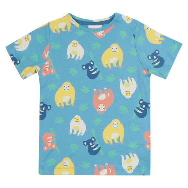 Piccalilly Kurzarm Shirt Orang Utan