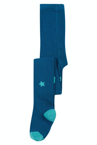 Frugi Norah Strumpfhose Stars blau