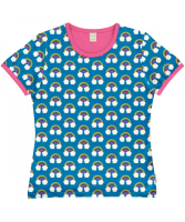 maxomorra Damen Kurzarm Shirt FARM RAINBOW maxomorra Damen Kurzarm Shirt FARM RAINBOW