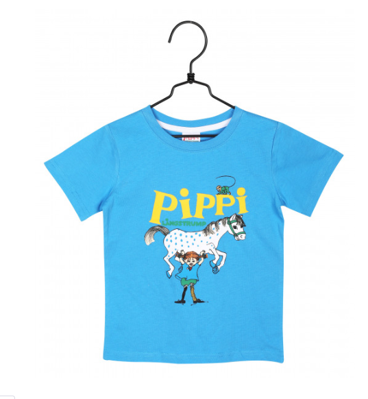 Martinex Pippi Kurzarm Shirt blau